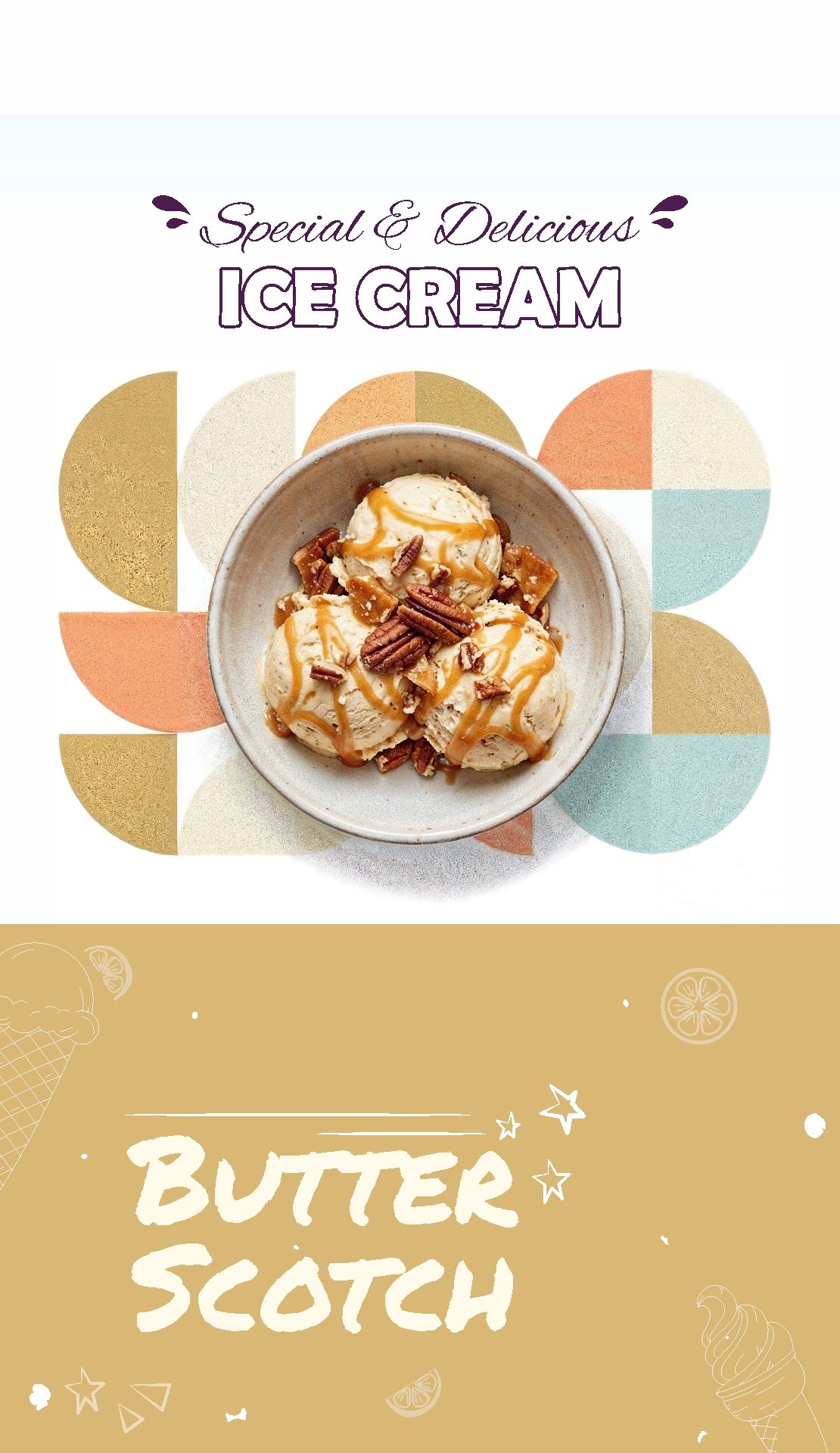 Ice Cream Banner Mobile 2