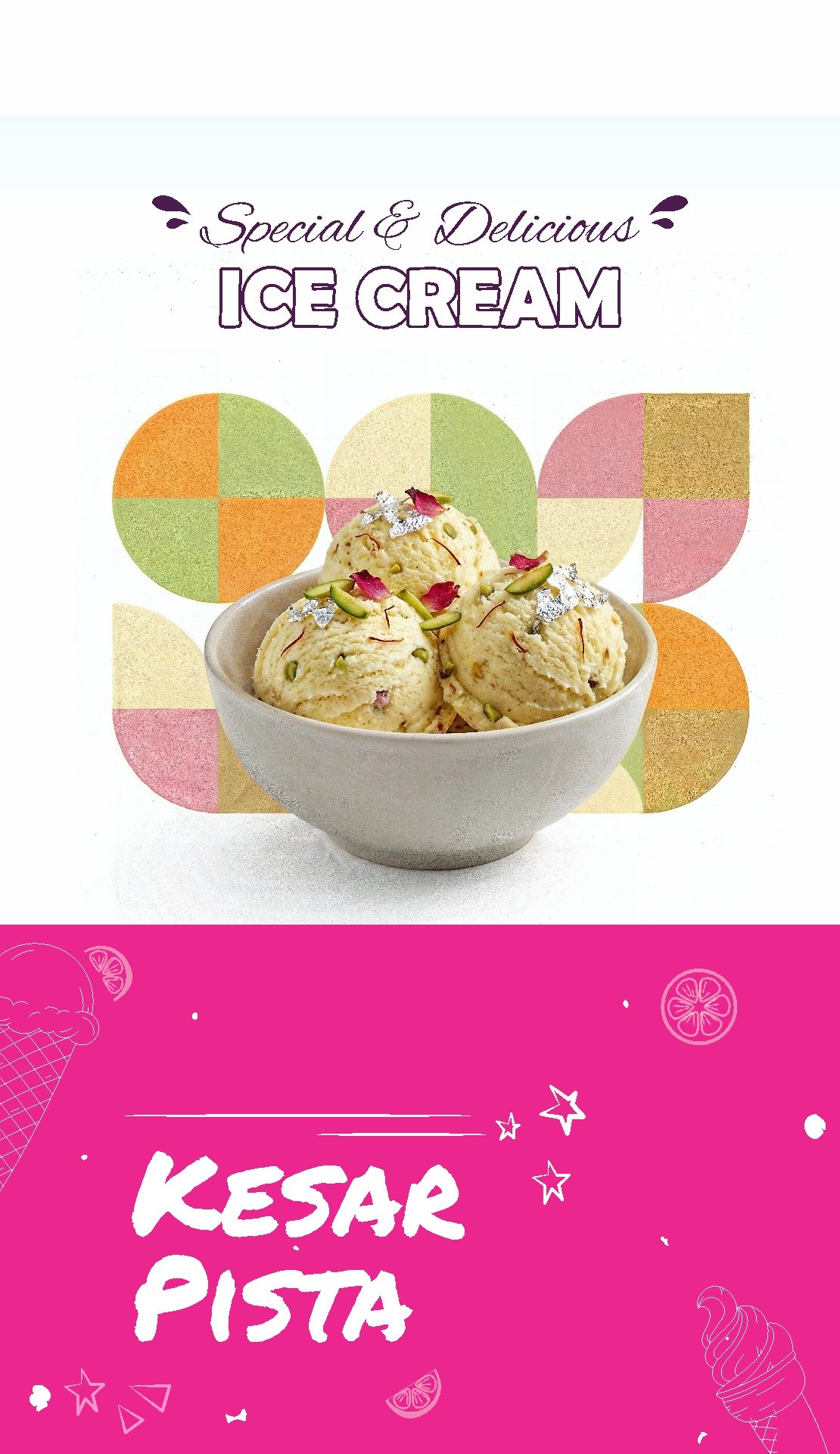 Ice Cream Banner Mobile 2