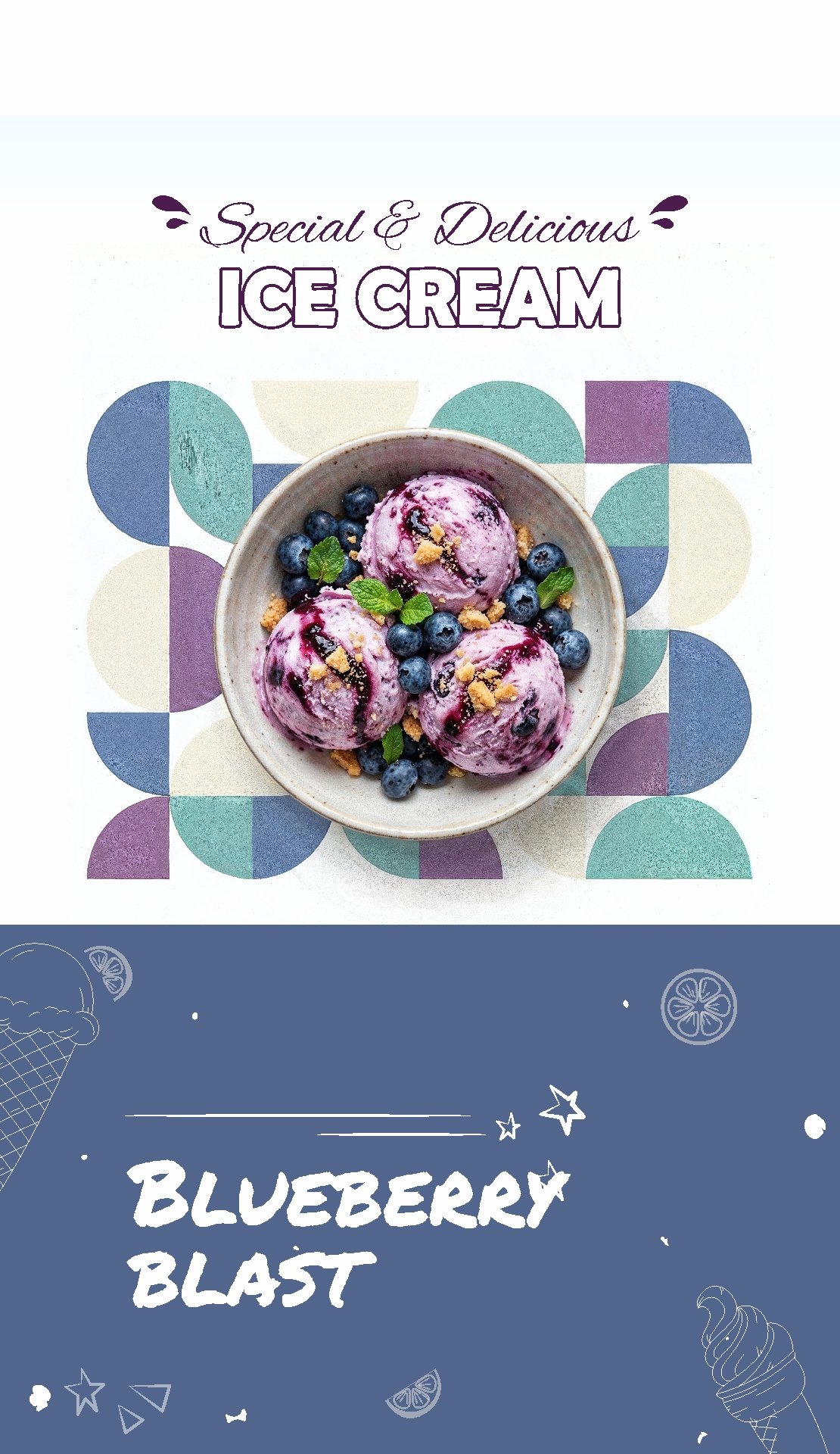 Ice Cream Banner Mobile 3